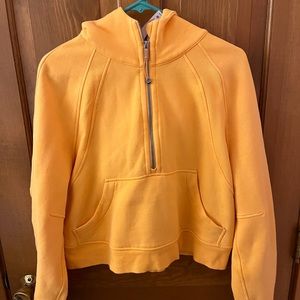 RARE Lululemon Mango Dream Scuba Half Zip Hoodie